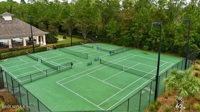 65183 Forest Glen Lane Yulee, FL 32097 - Photo 11 of 44 a tennis court view