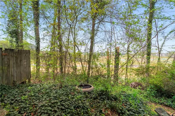 a view of a garden