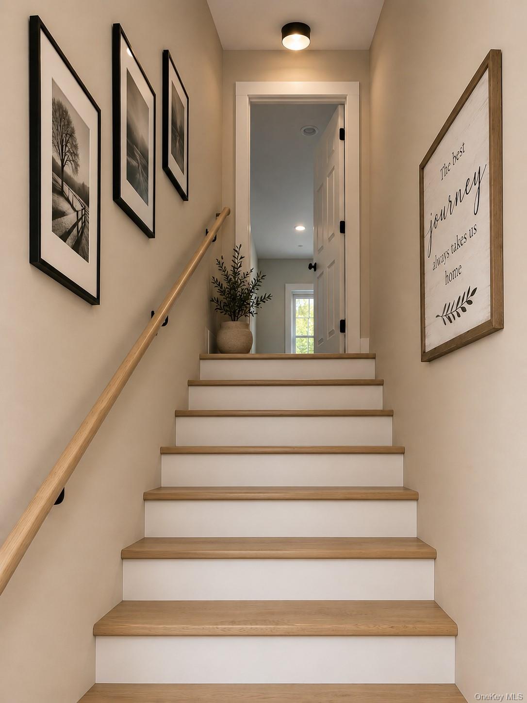 32 Spruce Road Brewster, NY 10509 - Photo 14 of 20 a view of staircase with white walls and a window