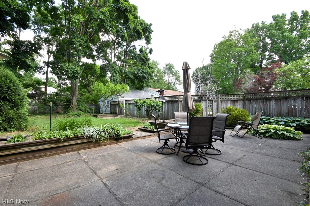 1375 Yellowstone Road Cleveland, OH 44121 - Photo 45 of 48 Backyard patio, Private fenced yard