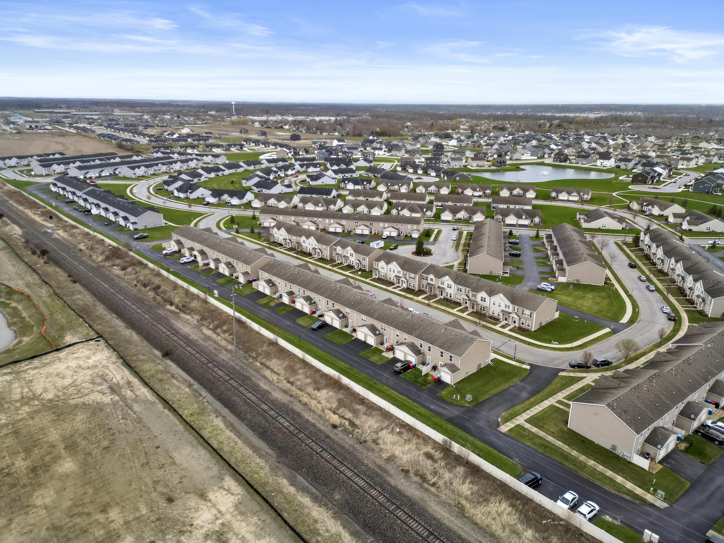 14019 Paramount Way Cedar Lake, IN 46303 - Photo 14 of 17 an aerial view of a city