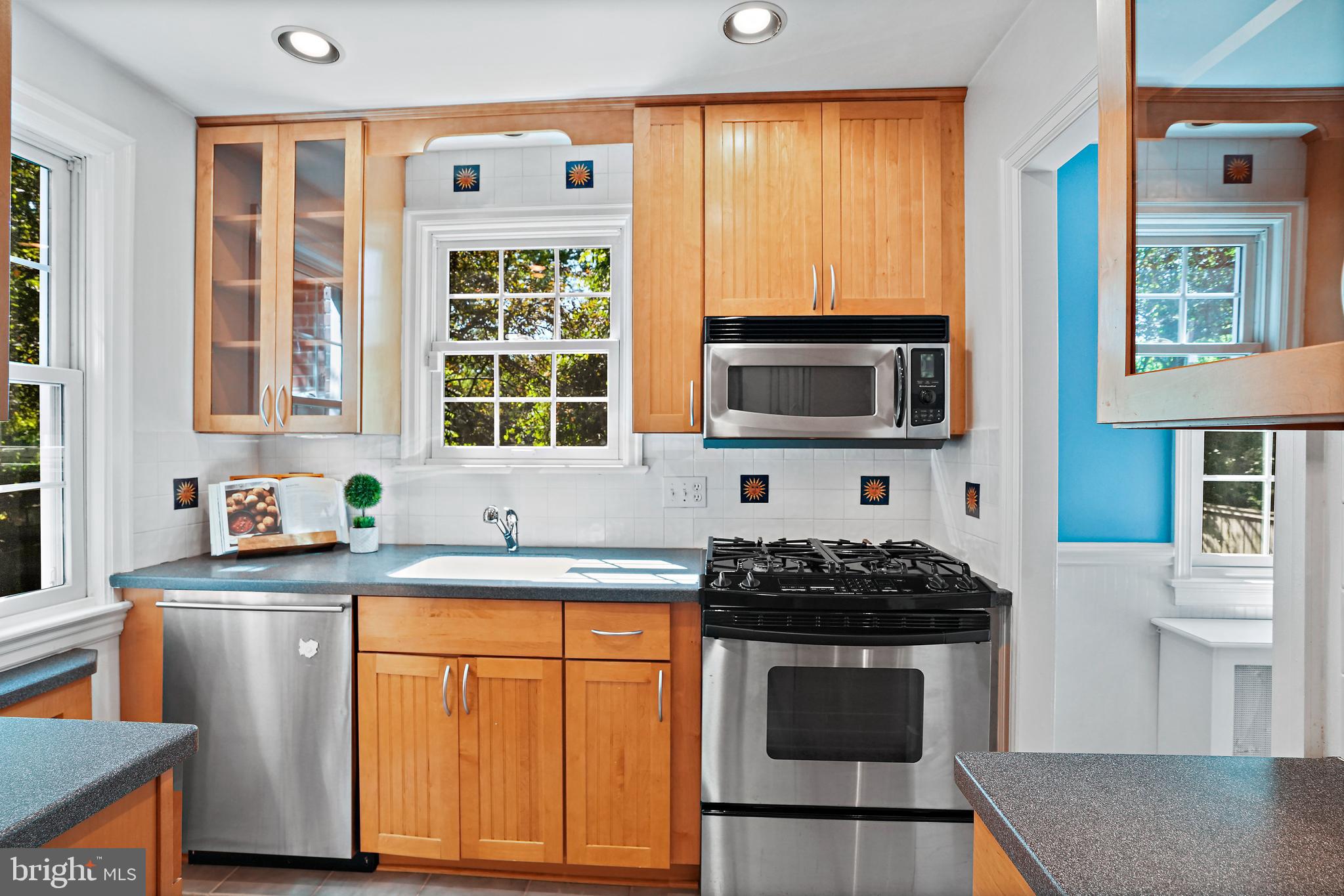 1908 Elkhart Street Silver Spring, MD 20910 - Photo 10 of 30 Kitchen with stainless steel appliances