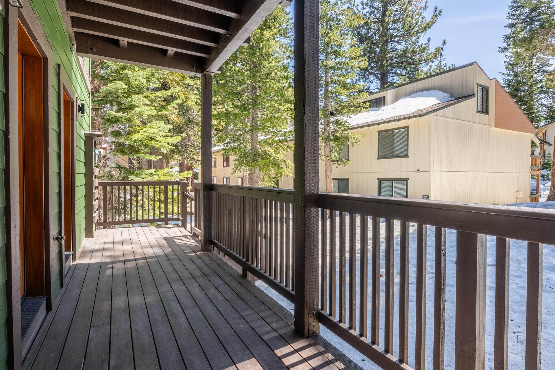 125 Davison Road, Unit 1 Mammoth Lakes, CA 93546 - Photo 43 of 46 a view of a wooden deck