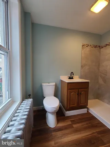 wooden floor in a room