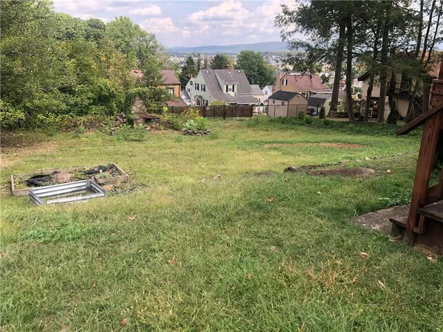 a view of yard with tree