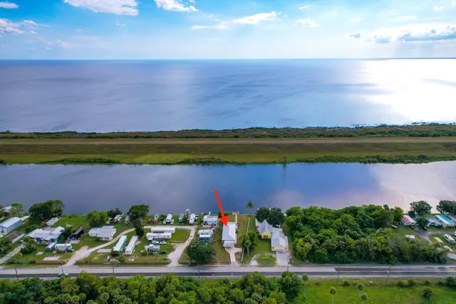 a view of an outdoor space with a lake view