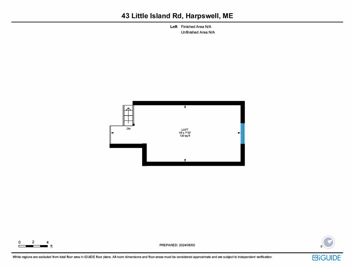 43 Little Island Road, Unit 43 Harpswell, ME 04066 - Photo 49 of 49 Floor Plan Loft