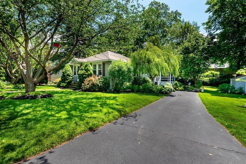 61 Crane Street Dedham, MA 02026 - Photo 25 of 42 a view of street with tall trees