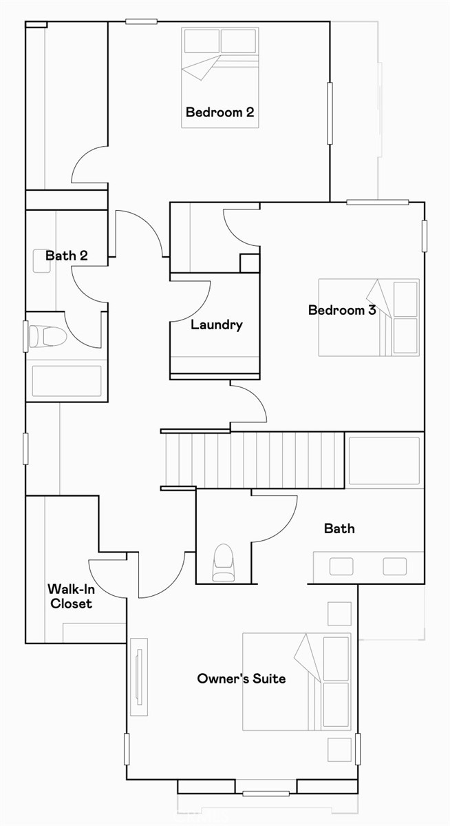 1164 Thunderchief Lane Rialto, CA 92376 - Photo 23 of 23 Residence 1 - level 2 floorplan