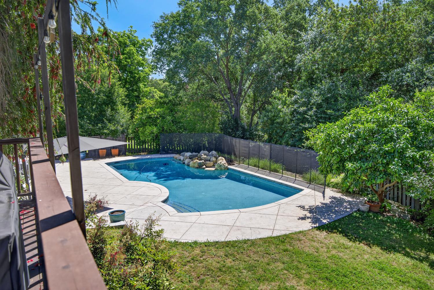 3940 Bannister Road Fair Oaks, CA 95628 - Photo 40 of 84 a view of a backyard with swimming pool