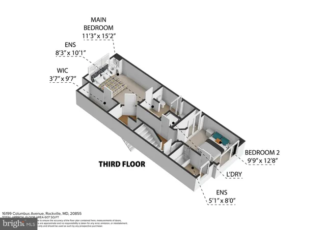 $3,500 | 16199 Columbus Avenue, Rockville, MD 20855