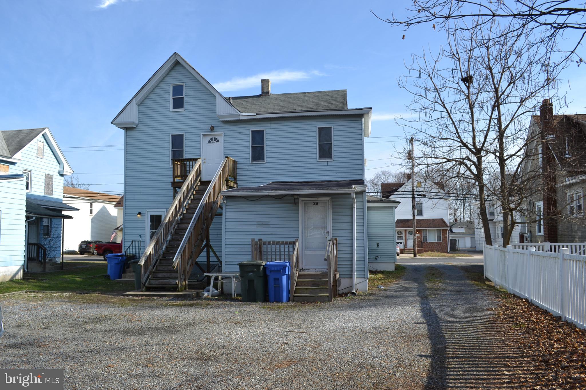 29 South Main Street Glassboro, NJ 08028 - Photo 7 of 38 Charming blue duplex with inviting entryway.