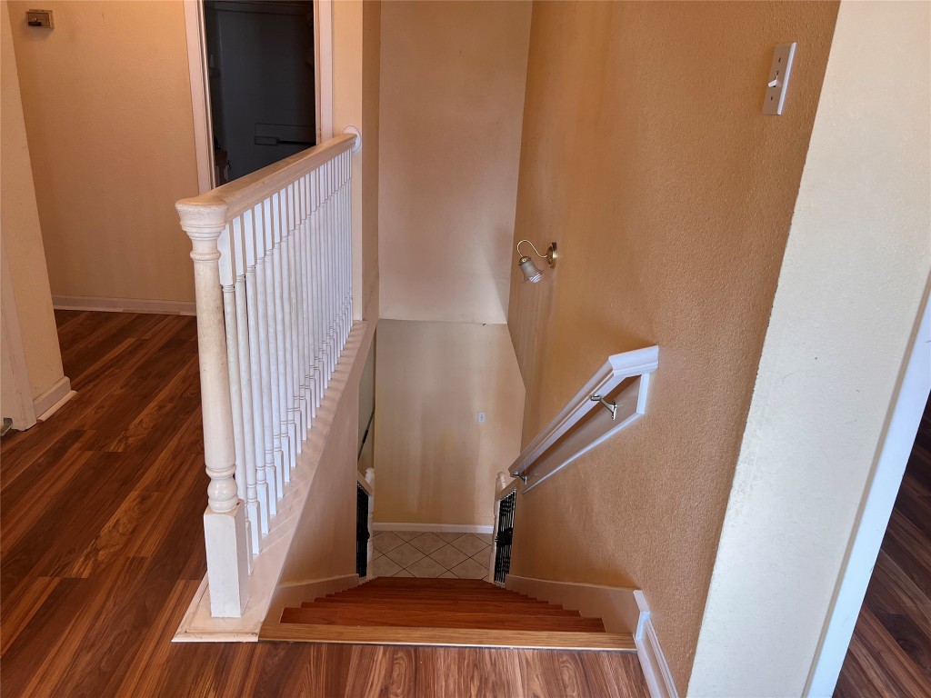 1305 Vista Road Pasadena, TX 77504 - Photo 6 of 29 a view of staircase with white walls and a window