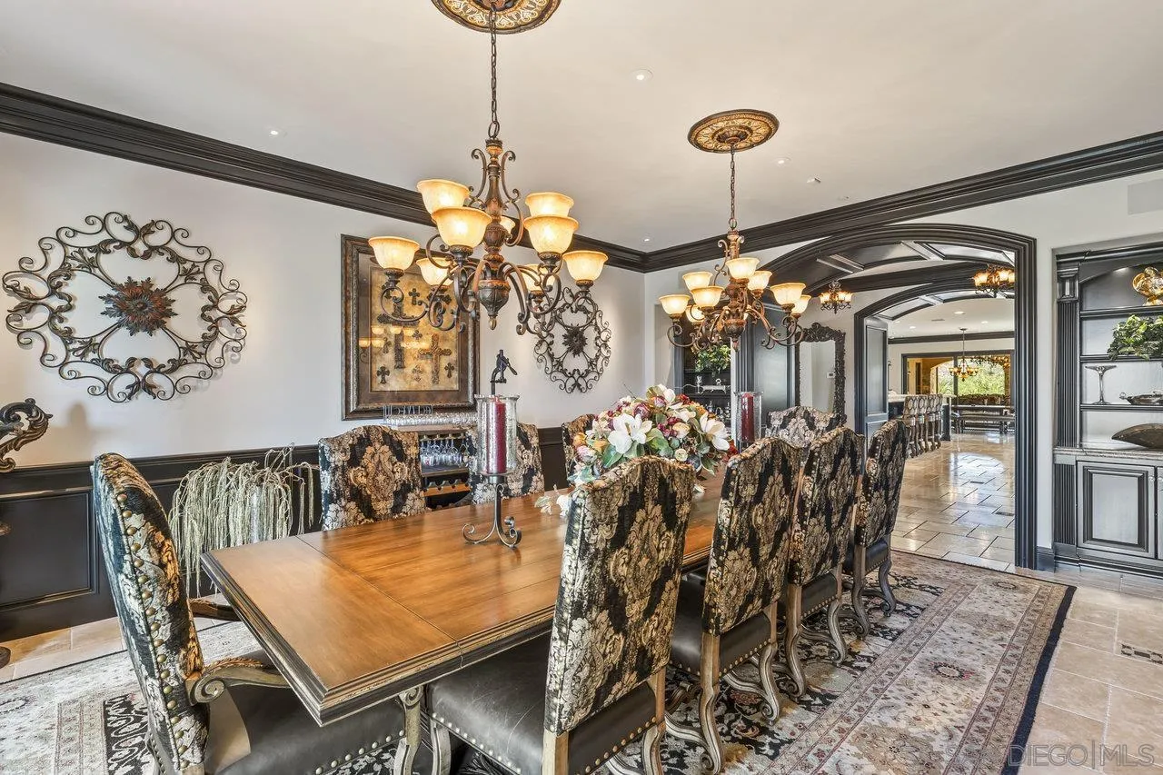 14170 Bryce Point Poway, CA 92064 - Photo 24 of 67 a view of a dining room and chandelier