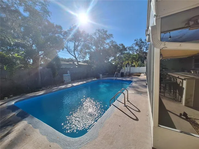 a view of an outdoor space with a patio