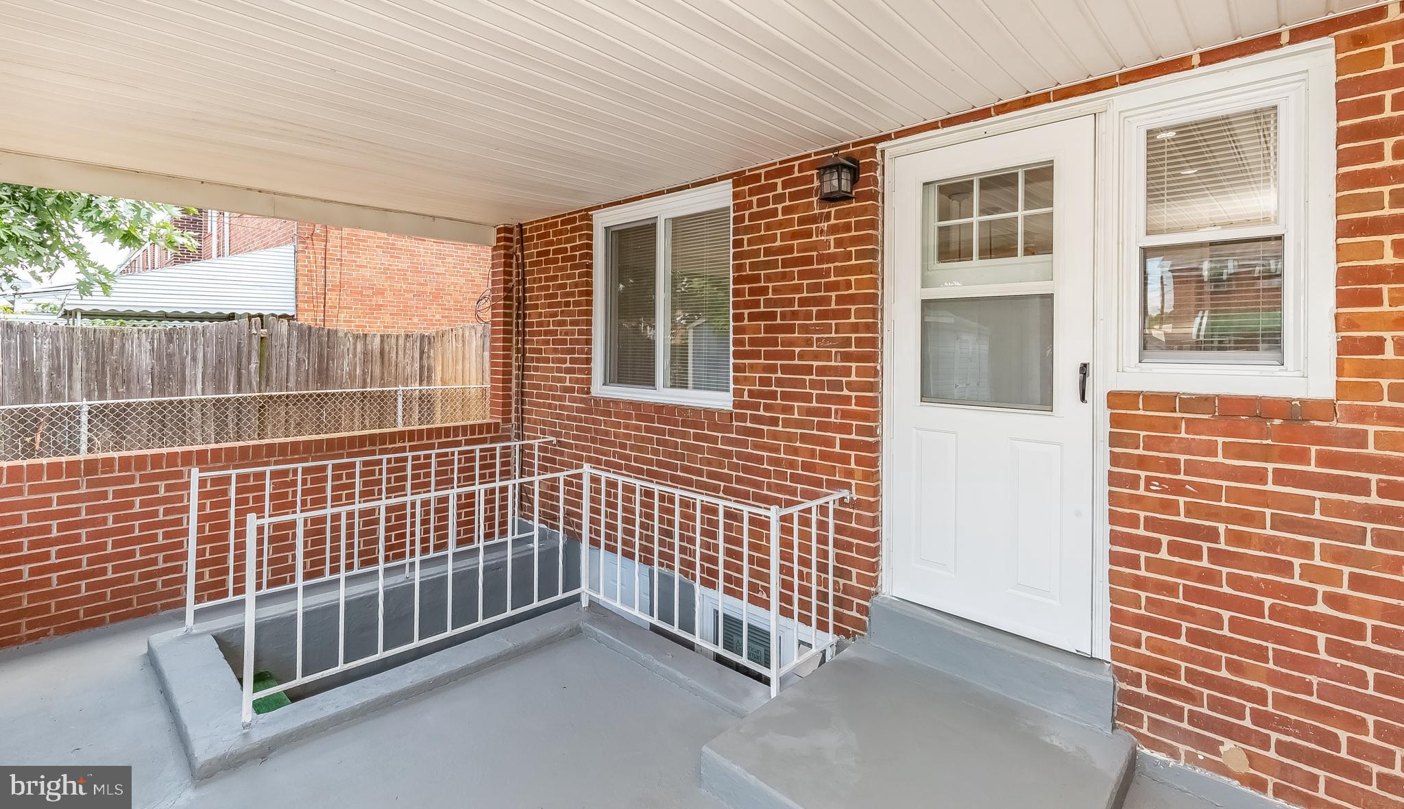 1950 Stanhope Road Baltimore, MD 21222 - Photo 41 of 45 REAR PORCH w/FRESHLY PAINTED ENTERTAINING AREA!