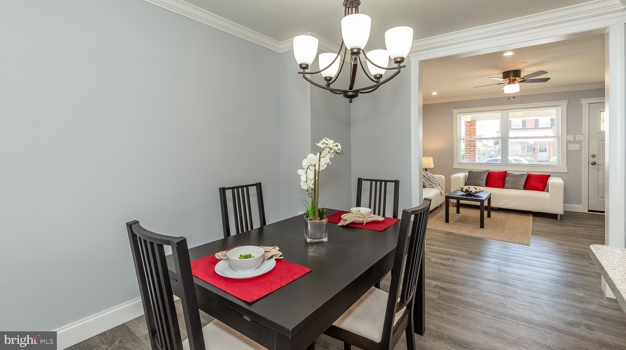 1950 Stanhope Road Baltimore, MD 21222 - Photo 8 of 45 BEAUTIFUL DINING RM OPEN TO LIV RM & KIT