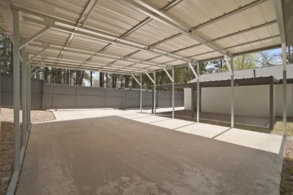 a view of a indoor basketball room