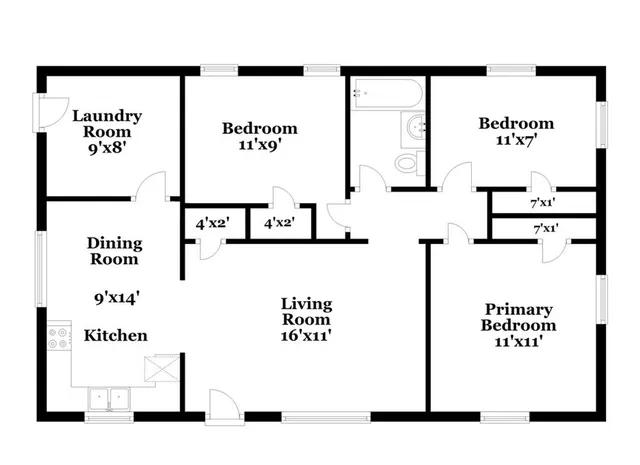 $1,105 | 10000 Drury Avenue, Kansas City, MO 64137