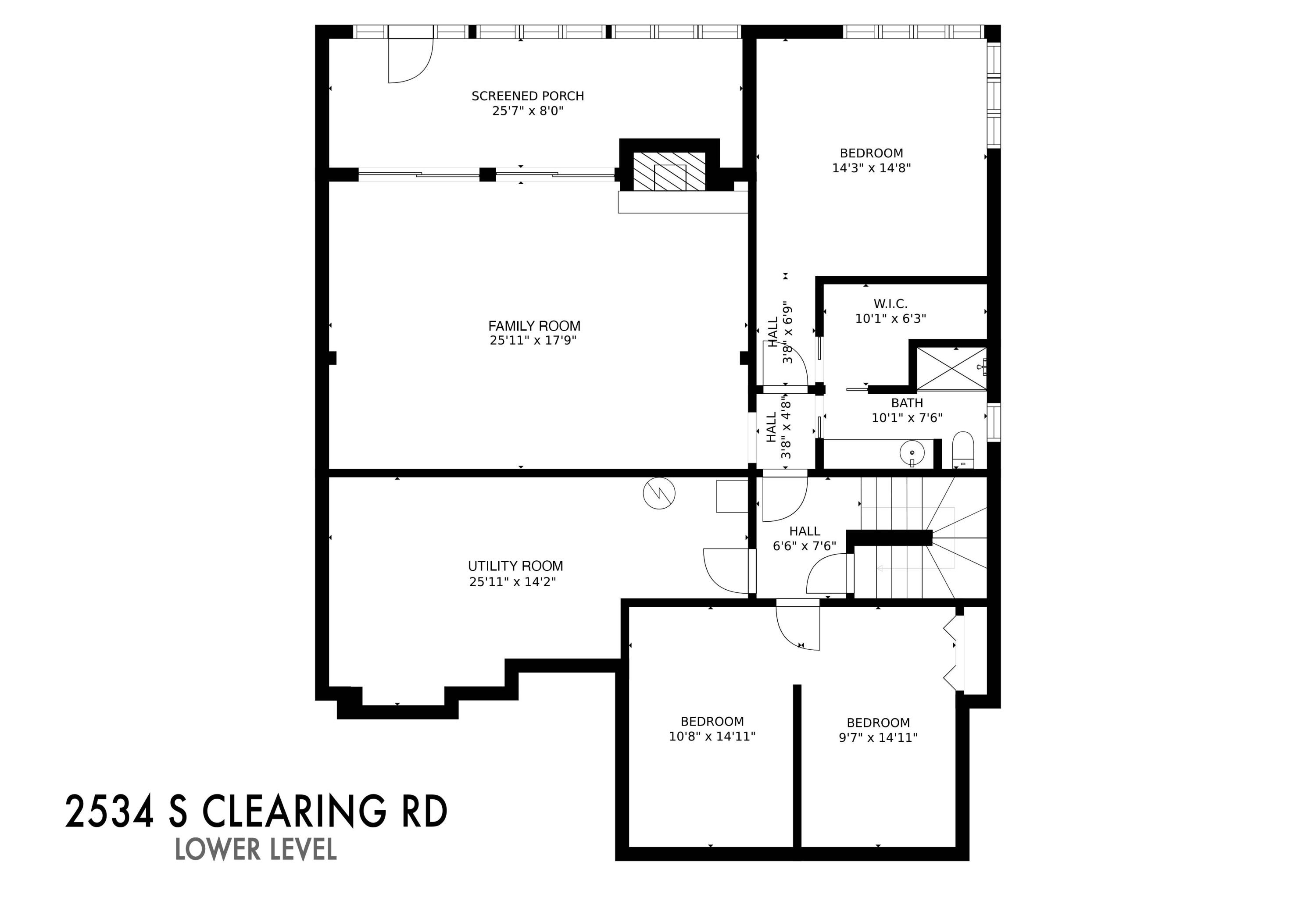 2534 South Clearing Road Salem, VA 24153 - Photo 43 of 43 Floorplan-2 lower