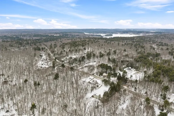 a view of city and mountain