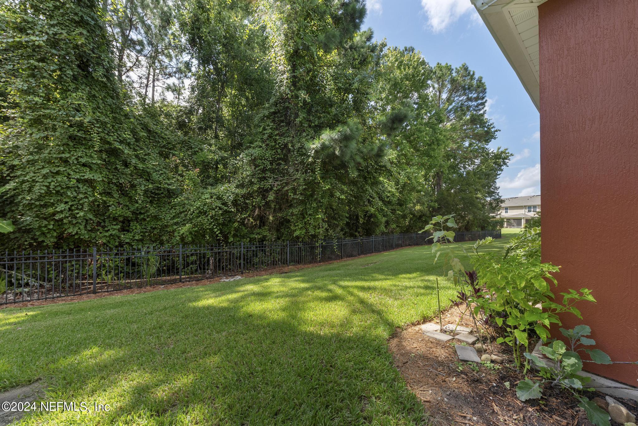 12939 Spring Rain Road Jacksonville, FL 32258 - Photo 28 of 30 a view of a backyard with a garden