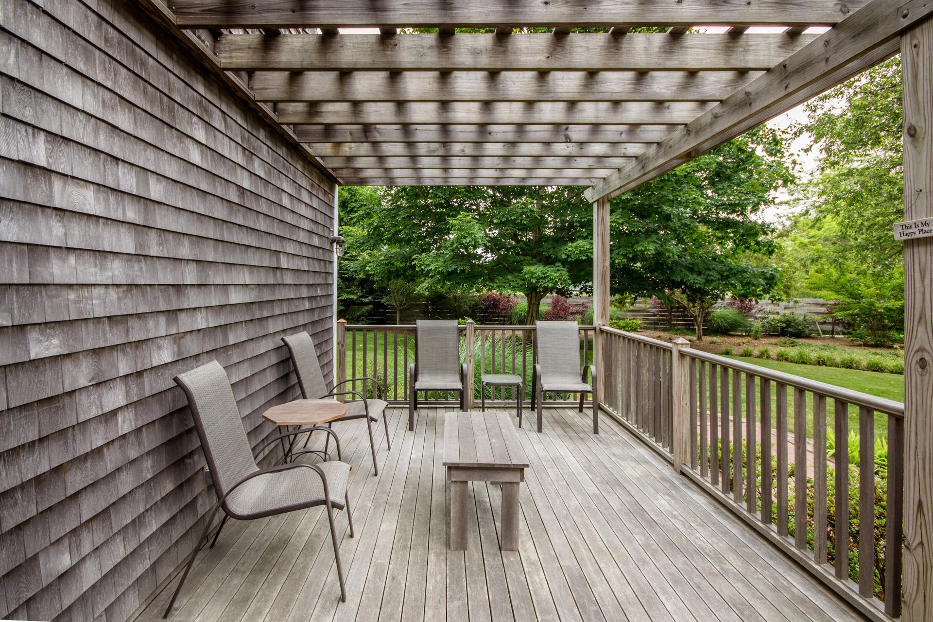 5 Marchants Path Edgartown, MA 02539 - Photo 11 of 45 a view of a chairs on the roof deck