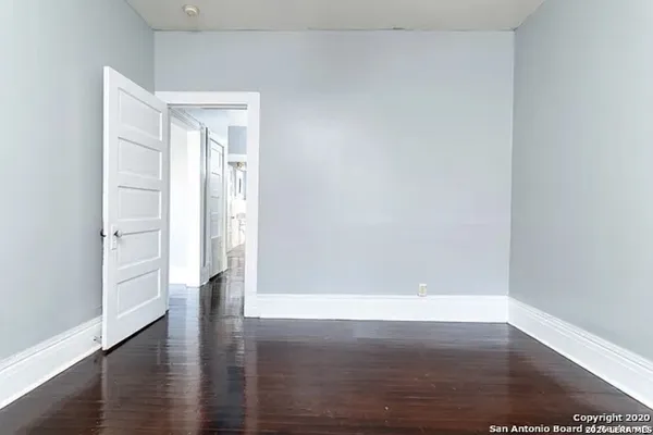 a view of wooden floor
