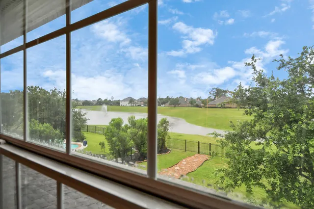 a view of a city from a window