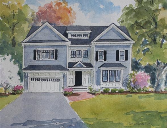 45 Earl Street Lexington, MA 02421 - Photo 1 of 3 a front view of a house with garden