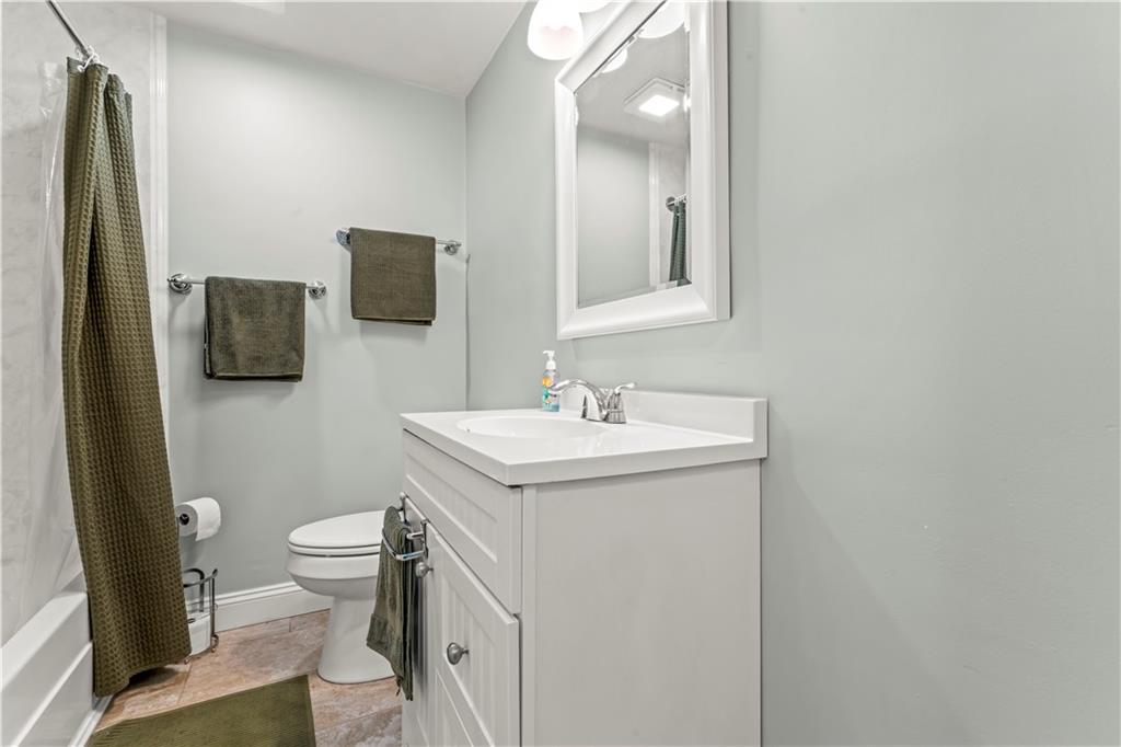 1962 Homestead Duquesne Road West Mifflin, PA 15122 - Photo 15 of 30 Updated hall bath showcasing a beautiful new shower/tub surround.