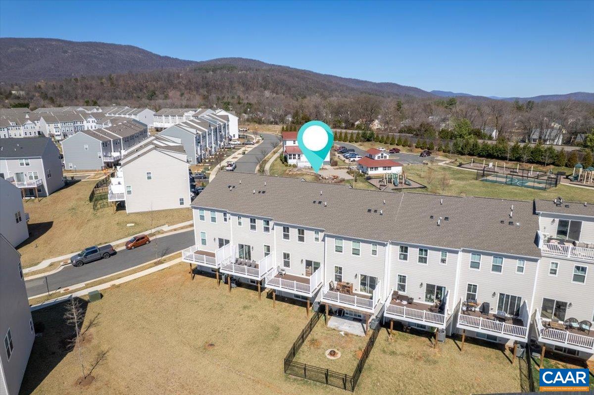 5963 McComb Street Crozet, VA 22932 - Photo 59 of 65 an aerial view of a house with a swimming pool