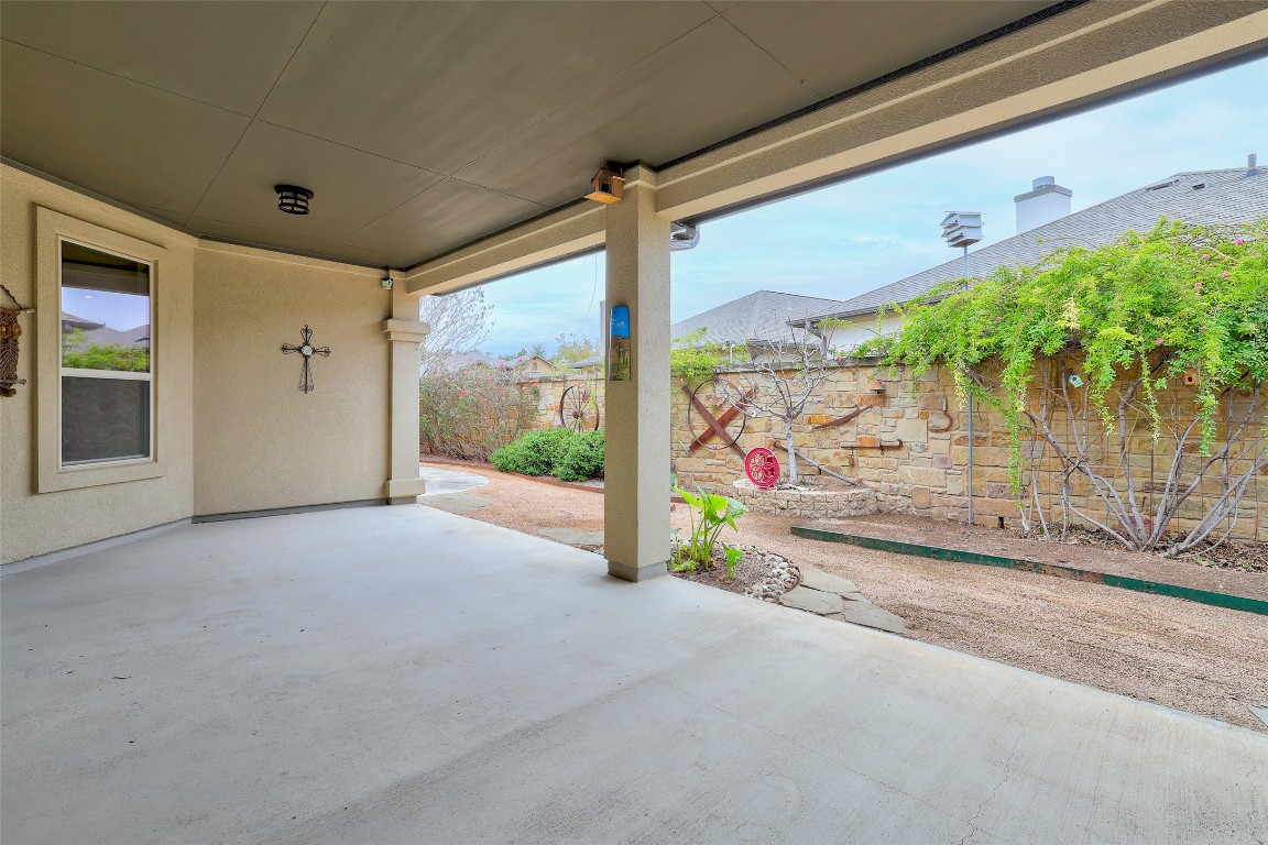 116 Trailing Lantana Drive, Unit G Georgetown, TX 78628 - Photo 37 of 38 a view of porch with seating space