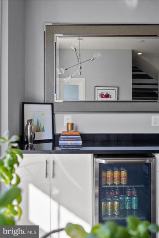 a workspace with furniture and window