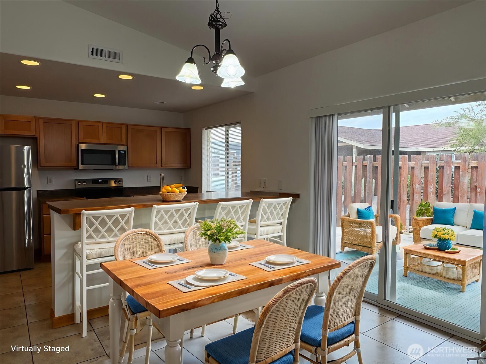 509B Clubhouse Way, Unit A Mattawa, WA 99349 - Photo 12 of 29 a view of a dining room with furniture window and outside view