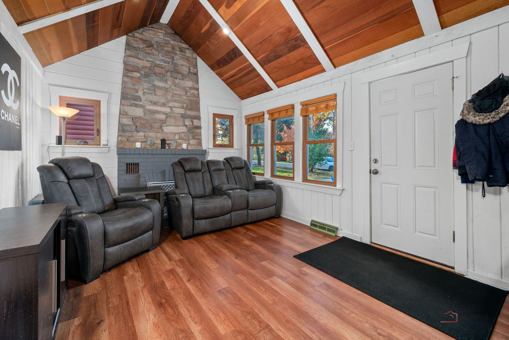 39113 North Cedar Crest Drive Lake Villa, IL 60046 - Photo 4 of 22 a living room with furniture and a fireplace