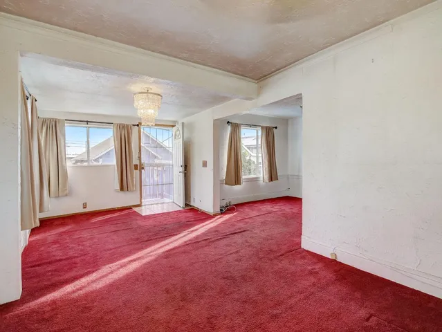 a view of an empty room with window