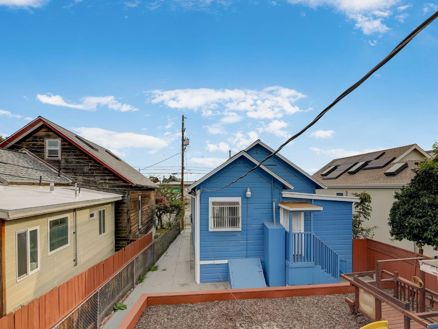 1164 Ocean Avenue Oakland, CA 94608 - Photo 29 of 32 a front view of a house with garden
