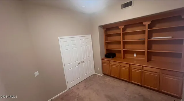 a room with closet