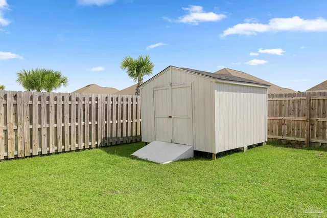 a view of a small garden