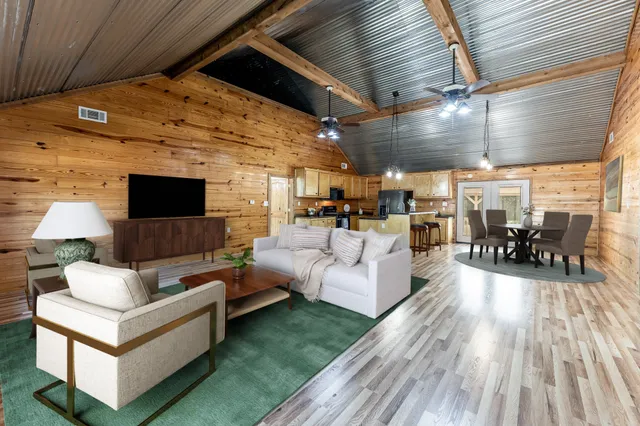 a view of a storage room