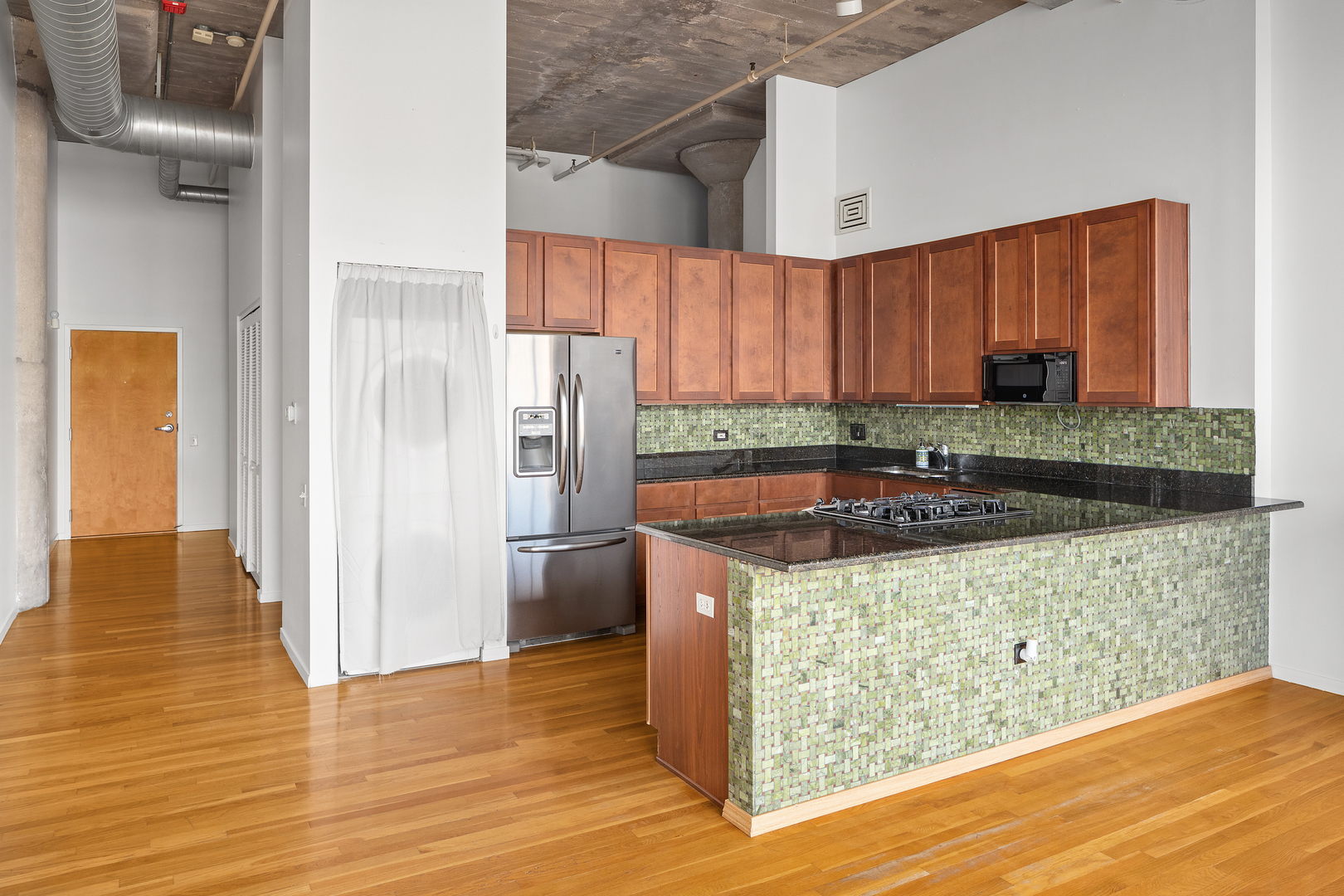1727 South Indiana Avenue, Unit 319 Chicago, IL 60616 - Photo 5 of 21 a kitchen with stainless steel appliances granite countertop a stove a refrigerator and a sink