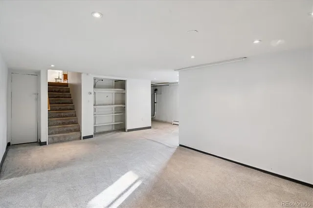 a view of room with walk in closet