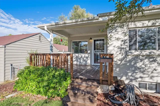 a view of a house with a porch