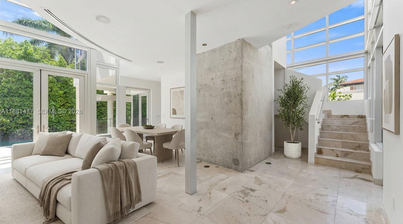 544 Fernwood Road, Unit 544 Key Biscayne, FL 33149 - Photo 2 of 35 a living room with furniture and windows