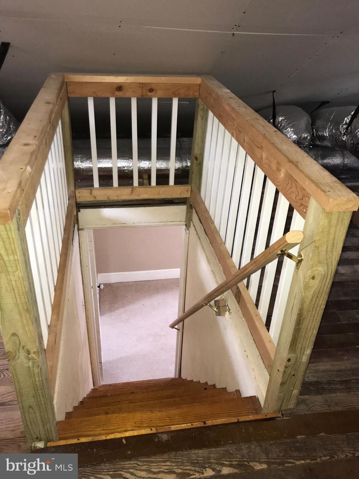 4014 Dumfries Road Catlett, VA 20119 - Photo 48 of 55 Attic Stairway
