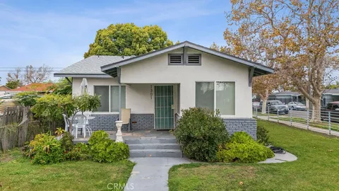 a view of a house with patio