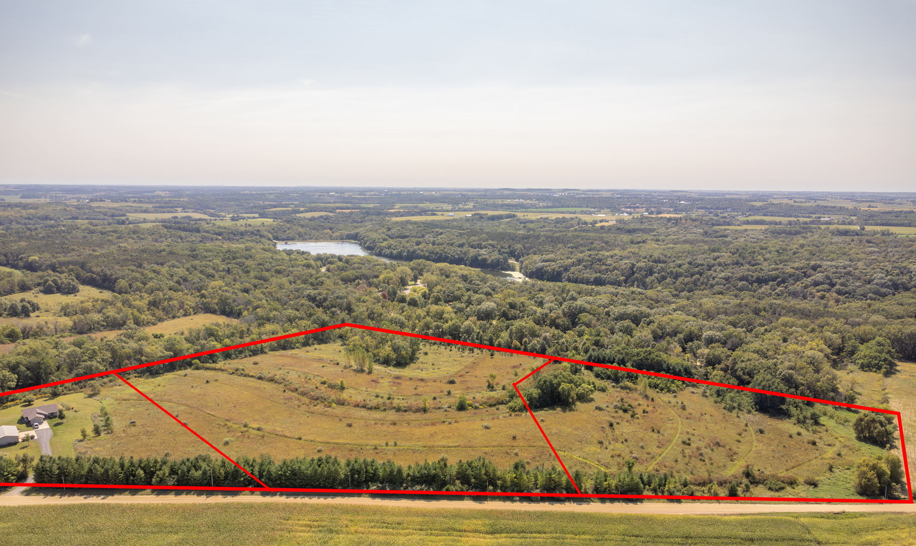 Tbd Tract C Pin Hook Road Lena, IL 61048 - Photo 1 of 6 an aerial view of residential houses and outdoor space