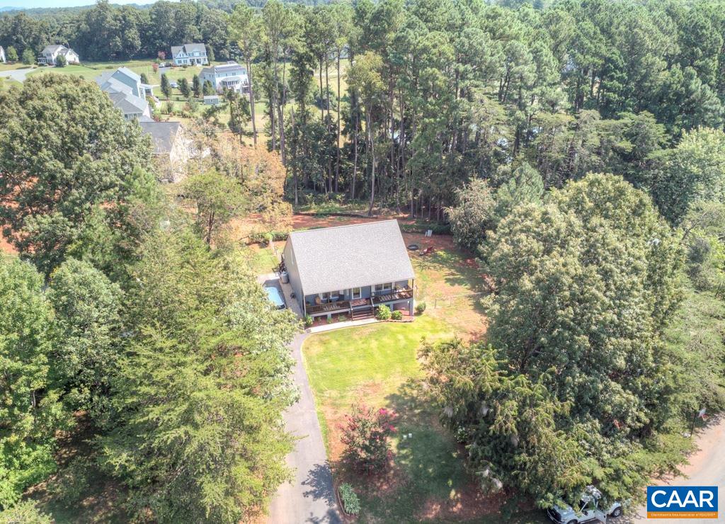 235 Spring Oaks Lane Ruckersville, VA 22968 - Photo 42 of 44 an aerial view of residential house with outdoor space