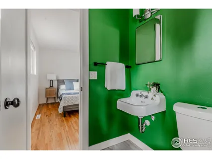 a view of wooden floor